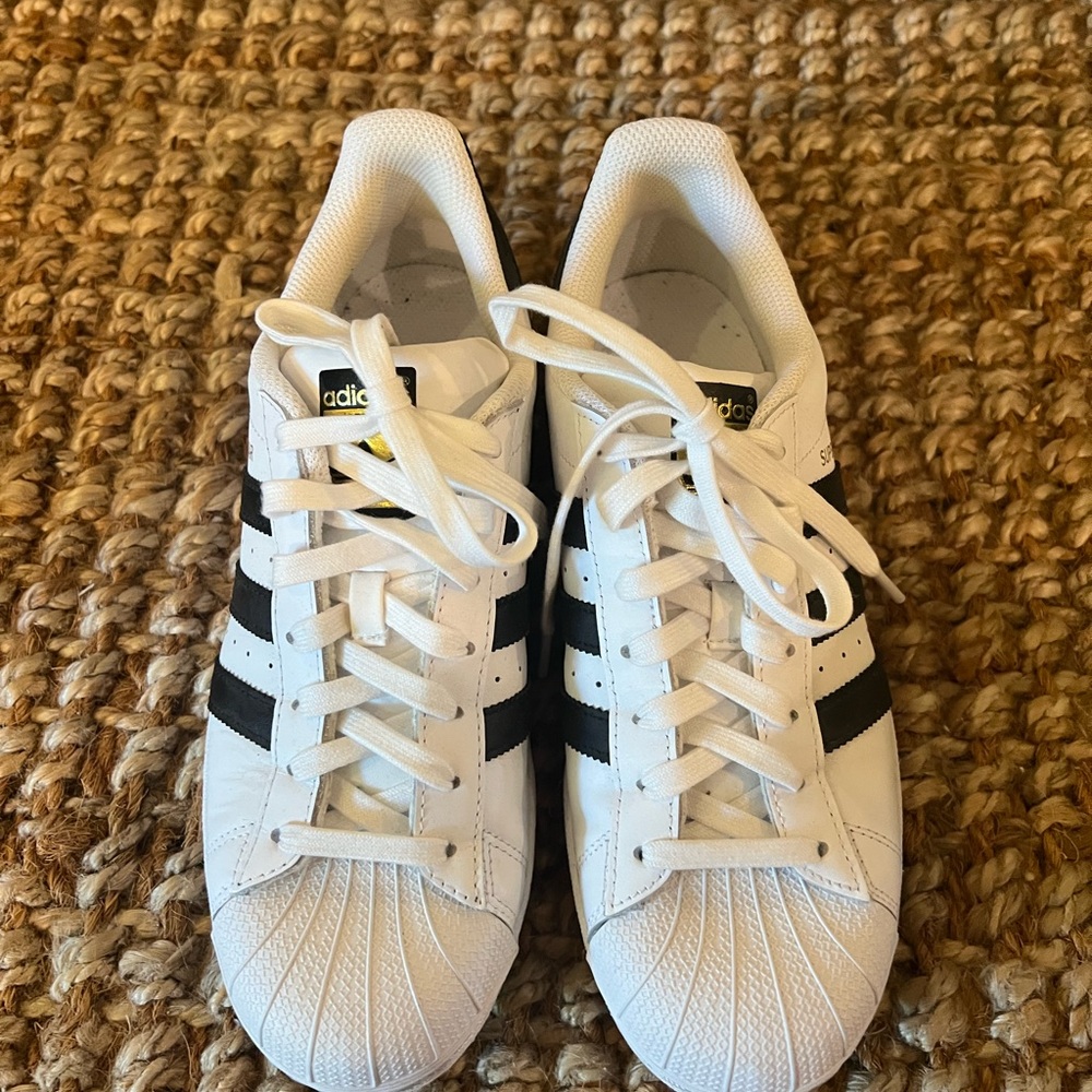 Adidas White and Black Sneakers - Picture 1 of 3